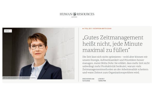 Pressespiegel Human Resources Manager